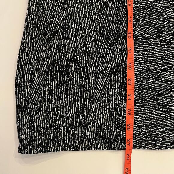 Clara Sun Woo Mock Neck Sweater Medium Tunic Black Pockets Oversized Stretch - Picture 11 of 11